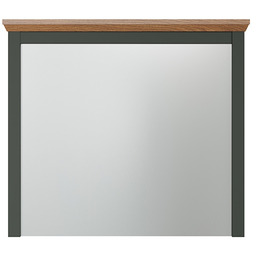 Lustro w ramie zielonej / dąb Evoke 77