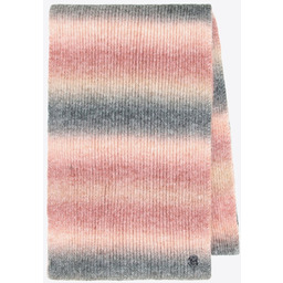 Szalik damski w stylu ombre różowo - szary