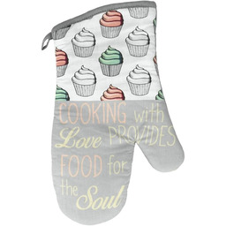 Metaltex długie rękawice do grillowania, wielokolorowe