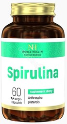 NOBLE HEALTH Spirulina, 60 wege-kapsułek