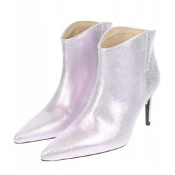 Custommade Botki Damskie Srebrne Skórzane 37 1Mkk