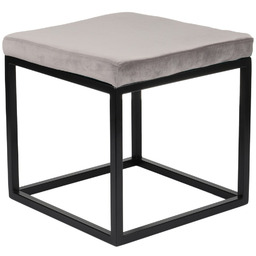 Ławka Pufa Linda Cube, do przedpokoju, metalowa, loftowa,