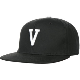 Czapka Snapback Letter V, czarny, One Size