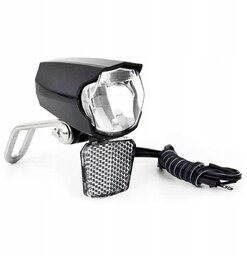 LAMPA ROWEROWA PRZEDNIA NA DYNAMO CZUJNIK ZMIERZCHU