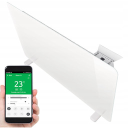 Grzejnik elektryczny szklany konwektorowy ścienny Glasso 2000W WiFi