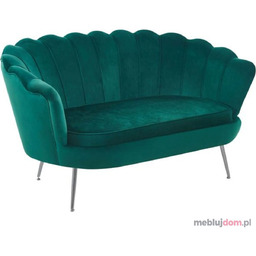 Sofa SF1-FX - srebrne nóżki Zielony