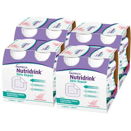 Zestaw 4x Nutridrink Skin Repair truskawka, 4x200ml (dawniej