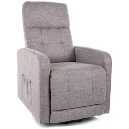 Fotel rozkładany Otus II Brego Szary