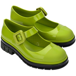 Melissa June Ad Green/ Black Damskie Półbuty Zielone