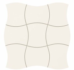 TUBĄDZIN Royal Place White Mozaika ścienna 293x293 mm