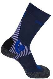 Skarpety Salomon X Alp Mid Dress Blue/Bougainvillea