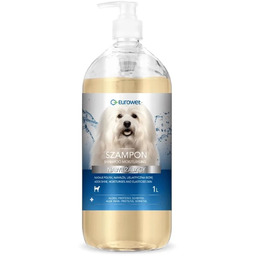 EUROWET Szampon nawilżający 1 litr połysk i jedwabistość