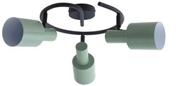 Lindby - Ovelia 3 Round Lampa Sufitowa Green/Black