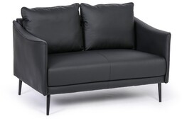 Sofa PATTY, 2-miejscowa, czarny
