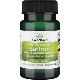 Swanson Full Spectrum Szafran (Safrron), 60 kapsułek