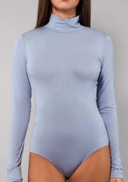 Body damskie z golfem ekologiczny modal denim Today