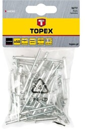 TOPEX Nity aluminiowe 43E402 4.0 x 10 mm
