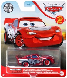 Mattel Auta Cars Zygzak McQUEEN Red Racing Chrome