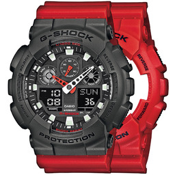 G-SHOCK SET GA-100B-4AER + BEZEL 10467795 + PASEK