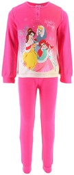 Piżama dla dziewczynek, Disney Princess, bawełniana, w kolorze