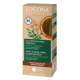 Logona Nourishing plant-based hair dye Powder Amber Brown