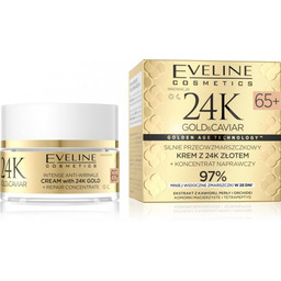 EVELINE 24K Gold&Caviar Krem 65+ dzień/noc 50ml