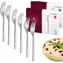 Gerlach Komplet Zestaw 12x Widelczyków Ciasta Tortu Sztućce