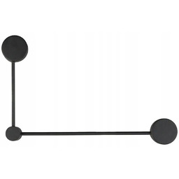 Lampa Ścienna Orbit P Czarny 2xGX53 Kinkiet