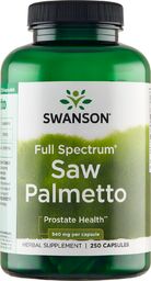 Swanson Saw Palmetto 540 mg, palma sabałowa, 250