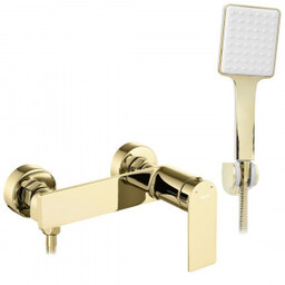 REA-B9984 Storm Gold Bateria prysznicowa z zestawem ZŁOTA