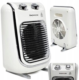 Grzejnik elektryczny Thomson 2000W Termostat Przenośny Biały farelka