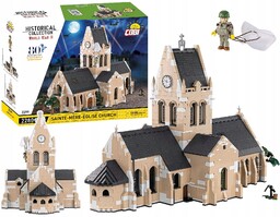 Klocki Cobi 2299 Kościół w Sainte-Mère-Église Hc WW2