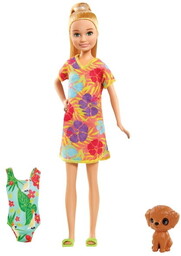 Barbie Dreamhouse Adventures Barbie i siostry Wakacyjna lalka