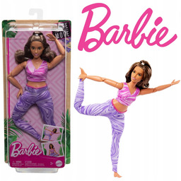 Barbie Lalka Made To Move Brązowe Włosy Zabawka
