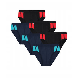 Majtki Slipy Męskie Bambusowe Klasyczne Czarne MORAJ ZESTAW