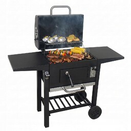 Grill Węglowy Grill Ogrodowy Duży Grill Z Pokrywą