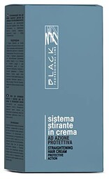 Black Straightening Hair Cream Zestaw prostujący 200 ml