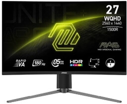 MSI MAG 27CQ6PF 7" 2K Rapid VA 180Hz