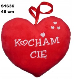 Poduszka Serce Kocham Cię 48cm