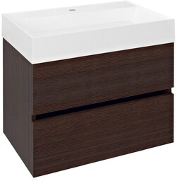 Sapho ODETTA szafka umywalkowa 67x50x43.5cm sosna rustykalna DT070-1616