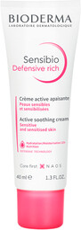 Bioderma Sensibio Defensive Rich Krem do skóry wrażliwej,