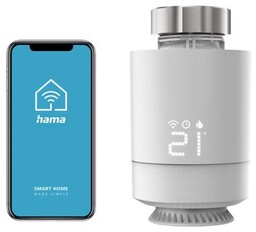 HAMA Głowica termostatyczna 176661 WiFi Biały