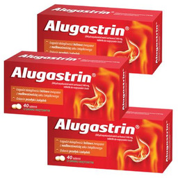 Zestaw Alugastrin 3x 40tabl. -> Odbiór w Żabce!