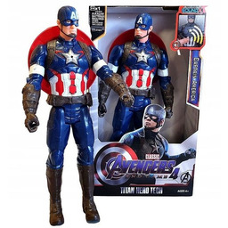 Avengers Kapitan Ameryka Duża Figurka Avengers LED Dźwięk