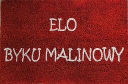 Czerwona wycieraczka - elo byku malinowy
