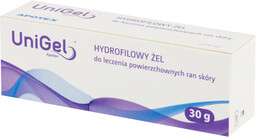 UniGel Hydrofilowy żel na rany, 30 g