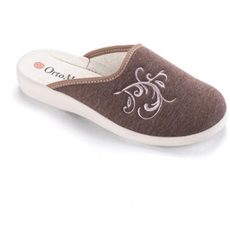 Mjartan, S.r.o Damskie kapcie ortopedyczne z haftem