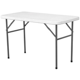 Stół cateringowy składany biały 122x61cm do 130kg Hendi