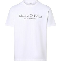 Marc O&amp;apos;Polo T-shirt męski Mężczyźni Bawełna biały nadruk