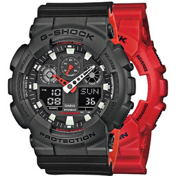 G-SHOCK SET GA-100B-4AER + BEZEL 10467795 + PASEK